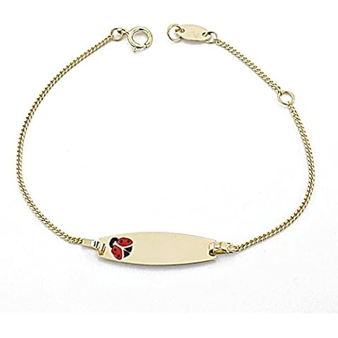 Esclava Oro 18K Bebé 14cm. Mariquita Esmaltado Cover