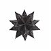 Produktbild Bascetta Stern Bastelset 14,5x14,5cm 32 Blatt schwarz ELEGANCE WILDLIFE