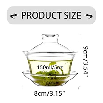 Pichet à Thé Cha Hai Mozentea - Verre Transparent - 280 Ml - Pour Cérémonie Du Thé Gong Fu