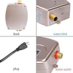 Water Heater, Tankless Electric Water Heater Portable Wall Mount Instant Heating Hot Water With LCD Digital Display 110V - Image 6