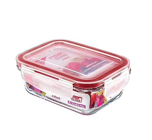 Pote Retângular Vidro 330ml Sr71 - Sanremo