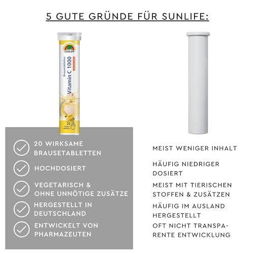 Sunlife Vitamin C 1.000 Brausetabletten