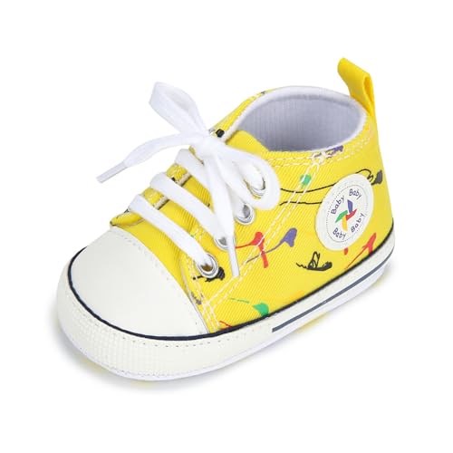 Image of BEIDI Baby Girl Boy Shoes 0-18 Months,Infant Unique Essentials Gifts,Unisex Newborn Doll Slip-on Soft Sole High-top Frist Walking Sneakers