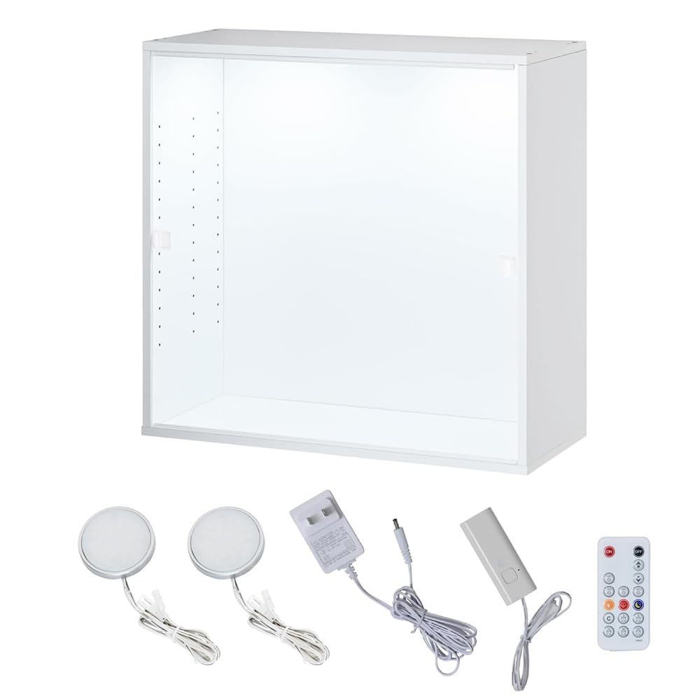 Amazon.co.jp: キューブボックスα ワイド コレクションケース 木製 led Amazon.co.jp: キューブボックスα ワイド コレクションケース 木製 led