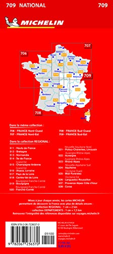 Carte France Sud-Est Michelin 2019