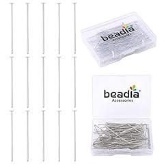 Flat Head Pins Platinum