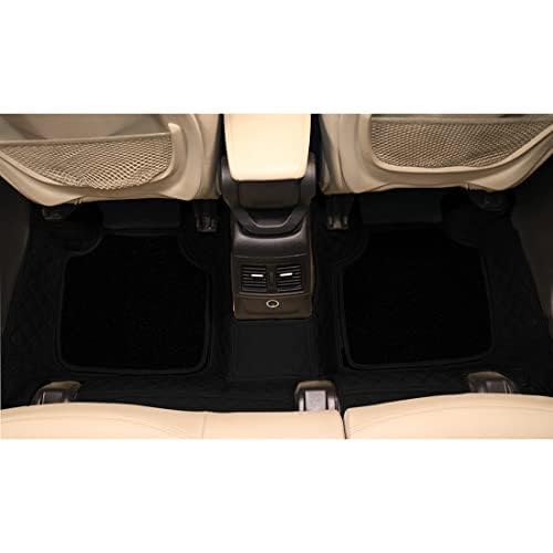 Image of 7D Economy Custom Fitted Car Mats Compatible with Renault Fluence 2018-Black