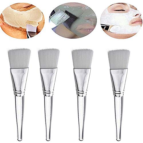 Preisvergleich Produktbild Topbeauty 4 x gezichtsmasker penseel Profi gezichtsmasker penseel Beauty Mask penseel plastikhandgriff greep Zachte Borstel