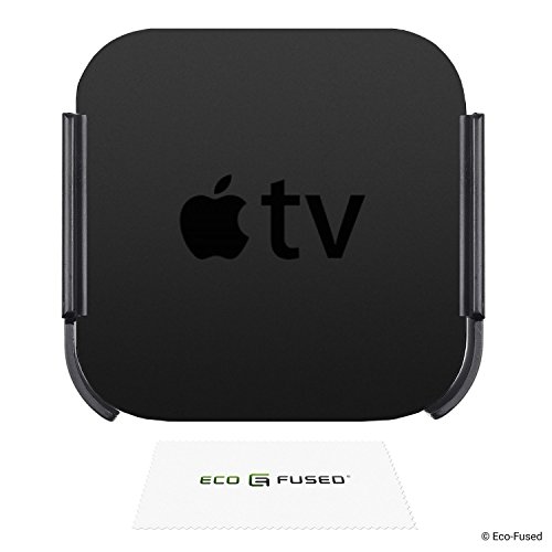 Eco-Fused Apple Tv Wall Mount Compatible With Apple Airport Express [2Nd Generation] And Apple Tv [2Nd + 3Rd Generation] - Holder Bracket Frame Easy To Install - Simply Attach, Insert And Connect #TOP1