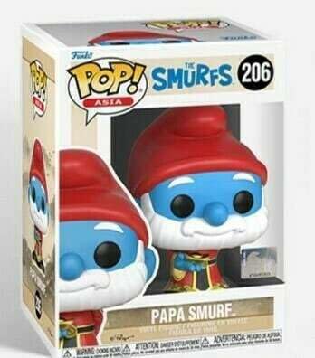 Funko Pop! The Smurfs (Los Pitufos) [206] - Papa Smurf (Asia/Shanghai Exclusive)