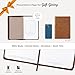 Classic Faux Leather Journal For I Know The Plans Jeremiah 29:11 Bible Verse Bible Verse Brown Inspirational Notebook, Lined Pages w/Scripture, Ribbon Marker, Zipper Closure