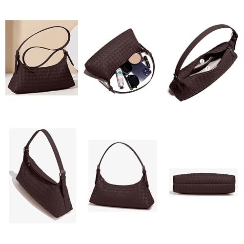 Image of Handbags Shoulder Bags for Women Small Bags Women's Woven Tote Bag Crossbody Handbag Travel Hand Bag Purse Hobo