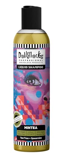 Clarifying Shampoo for Build Up - Professional Dreadlock Shampoo for Men and Women - Detox Shampoo for Locs - Anti Residue Shampoo Clarifying for Scalp Detox - Loc Shampoo - Tea Tree Spearmint 8oz