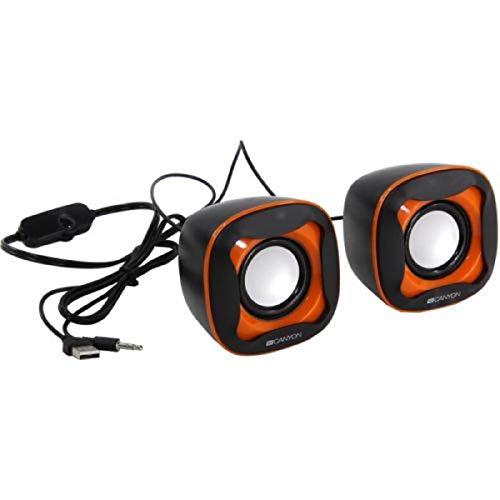 Preisvergleich Produktbild CANYON CSP202 PC-Stereo-Lautsprecher (USB und AUX)