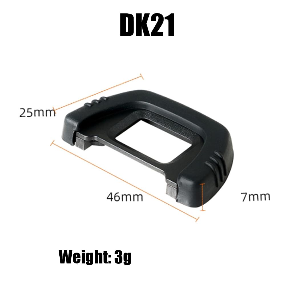 D90 D7000 Conchiglia Oculare DK-21 per D750 D610 D600 D300 D200 D80 D70 D50 Eyecup Viewfinder Eye Cup (2 pezzi)