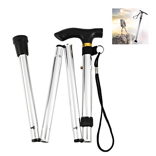 Futaba Folding Hiking/Trekking/Walking Stick - Silver (B078ZSQ48B) Amazon Price History, Amazon Price Tracker