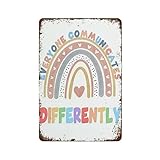 Sprechtherapeut Geschenk Sprechsprache Pathologe Geschenk Sprechtherapie Poster 30,5 x 20,3 cm Moderne Wandkunst Dekoration für Zuhause Wohnzimmer Restaurant Büro Café Bar Club Garage Männerhöhle