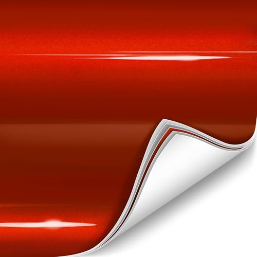 Image of ColorFusion PPF by VViViD, Gloss Sinister Red Dry Apply PPF Vinyl Car Wrap Roll 20ft x 5ft