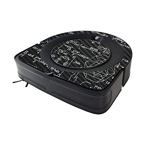 Image of MightySkins Carbon Fiber Skin Compatible with iRobot Roomba s9 Vacuum Minimal Coverage - Mathematical | Textured Carbon Fiber Finish | Easy to Apply and Change Styles | Made in The USA