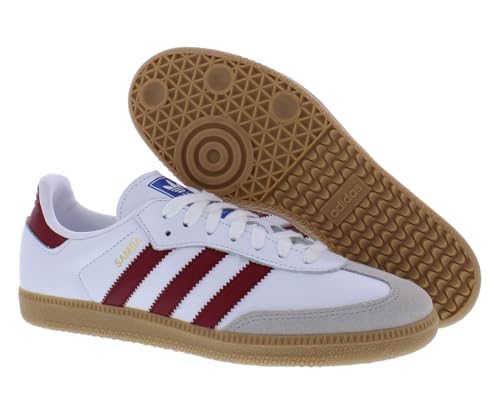 adidas Samba OG Men's Sneaker (Burgundy Gum, 4.5)4