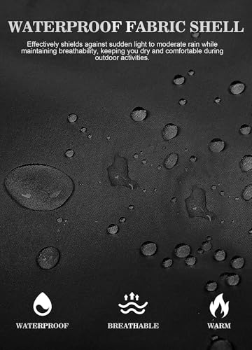 Softshell Jacket Women Fleece Lined Rain Jacket Waterproof Hood Lightweight Coat Ladies for Outdoor Hiking4