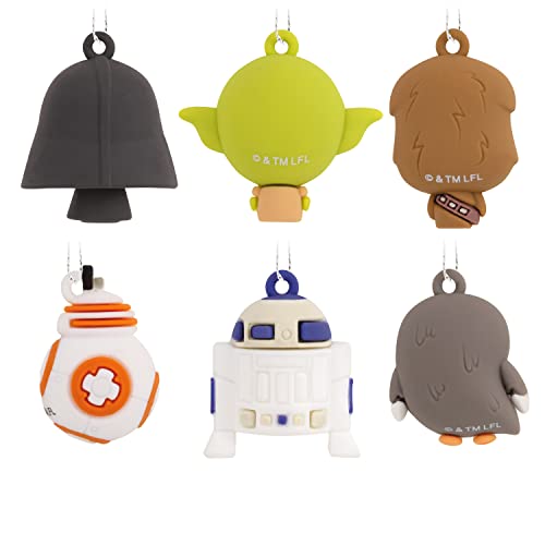 Hallmark Star Wars Characters Miniature Christmas Ornaments, Set of 6, May The 4th
