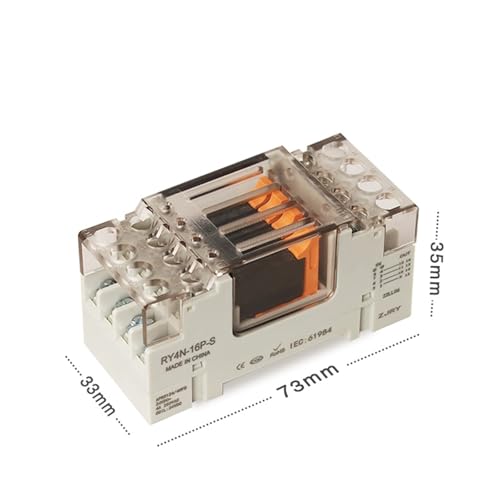 Prise de relais 5A 250VAC RY4N-16P-S connecteur de rechange mini interrupteur - 5