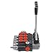 Mophorn 4 Spool Hydraulic Directional Control Valve 11GPM Hydraulic Control Valve double acting Hydraulic Valve for Tractors Loaders Tanks