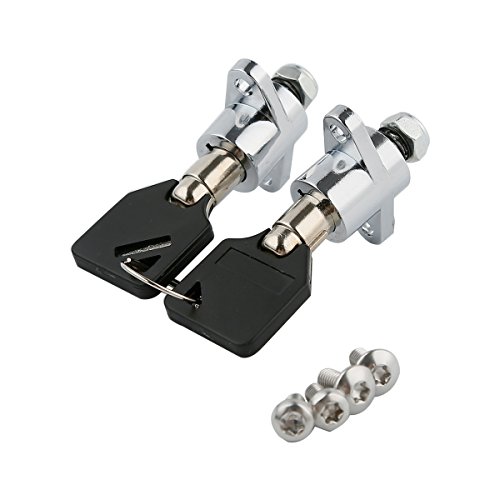 SLMOTO Motorcycle Hard Saddlebag Locks Set with Keys Fits for Harley Touring Electra Glide Road Glide Street Glide Road King 2014-2021