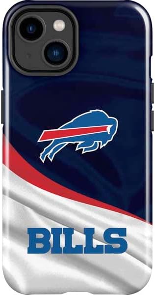 Skinit Impact Phone Case Compatible with iPhone 15 - Officially Licensed NFL Buffalo Bills Double Vision Design