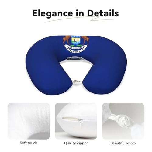 Almohada de espuma viscoelástica tamaño estándar portátil miniatura 4