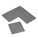 Produktbild Laneetal WPC Terrassenfliesen Klickfliesen drainage wasserfest Klicksystem 30 x 30 cm,Terrasse Balkon wasserfest, außen Terrassenboden Balkonboden einfach zu installieren (22 Stück, Hellgrau)