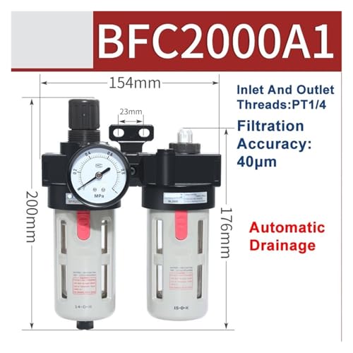 Filtre séparateur huile-eau BFC-2000 pour un air comprimé sec sans impureté - 2
