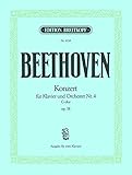  Klavierkonzert Nr.4 G-dur op. 58 - Ausgabe von Eugen d\'Albert für 2 Klaviere (EB 4334)