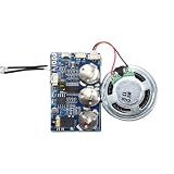 Ubric Czujnik światła, moduł dźwiękowy MP3, chip dźwiękowy, moduł z pamięcią 8 MB, głośnik USB, do majsterkowania, na festiwal, kartka z życzeniami, prezenty, modele