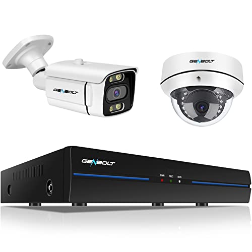 Amazon.co.jp: 【800万画素•双方向通話】POE 防犯カメラセット