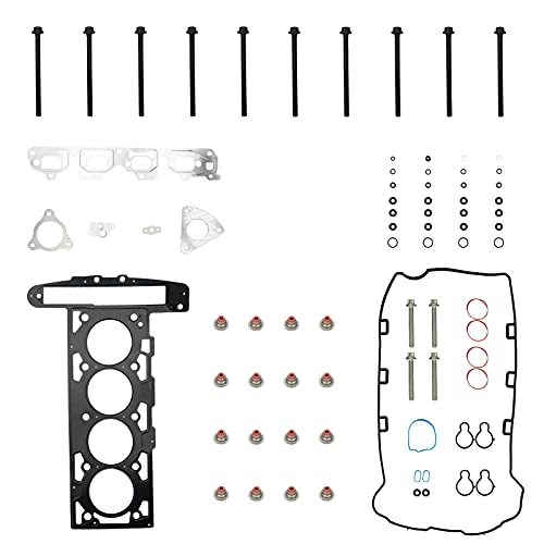 Image of Cylinder Head Gasket Set with Bolts Compatible with 2004 2005 2006 Chevy Malibu; 2002-2006 Saturn Vue Head Gasket Set HS54440E, HS26223PT-1, ES72196 2.2L 2198CC 134CID L4 VIND