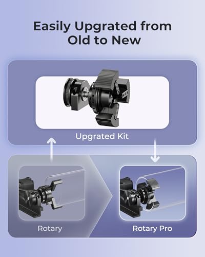 Image of WECREAT Rotary Pro Upgrade Kit for Enhance WeCreat Basic Rotary Attachment, Only for WeCreat, 9-in-1 Rotary Roller Accessory for Engraving Cylindrical Objects, Wine Glass, Tumblers, Jewelry Ring