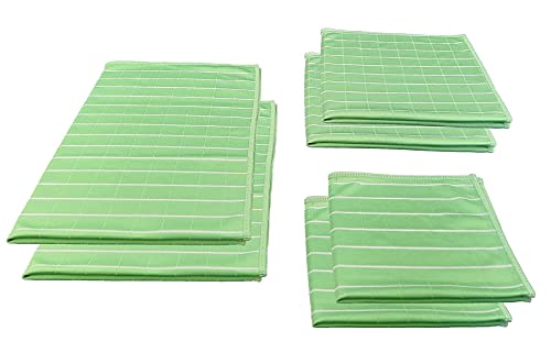 Paños de microfibra de bambú Aqua Laser para un acabado impecable en ventanas y cristal 7