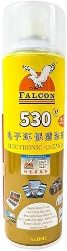 SP Electron Falcon 530 Electronic Products Environmentally Friendly Contact Spray Cleaner for Sensitive Cleaning of motherboards, LED TVs, Cars, and Other Surfaces (550 ml)