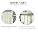 Dreaming Casa Solid Sheer Curtains 96 Inches Long Ivory Rod Pocket Voile Draperies for Bedroom Living Room, 2 Panels, Each 52