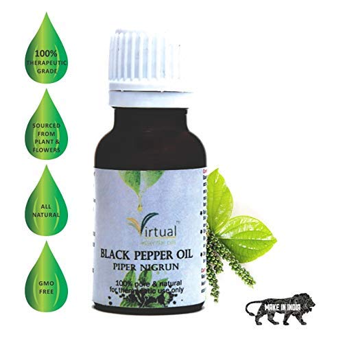 Image of VIRTUAL Camphor Essential Oil 15ml Pure Natural Therapeutic Grade Cooling Oil for Skin Itching Relief Hair Growth Scalp Care Aromatherapy Massage Use