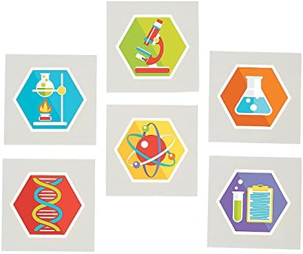 Science Party Tattoos