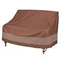 Duck Covers ULV623835 Ultimate 62 in. W Patio Loveseat Cover, x 38" D x 35" H, Mocha Cappuccino, Patio Furniture Covers