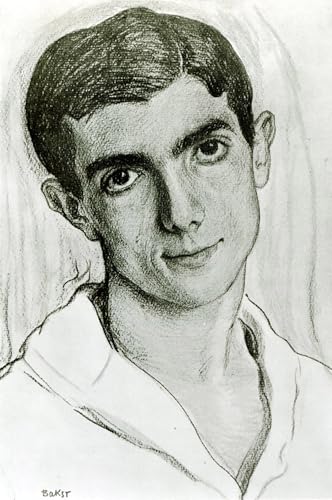 Cuadro de lienzo Leonid Massine de Leon Bakst 60x90cm para renovar paredes vacías