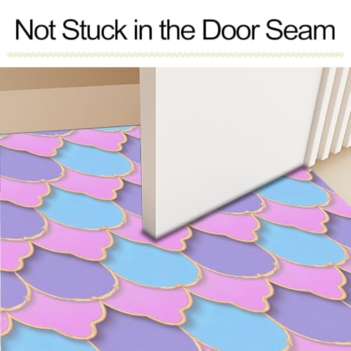 Tapis géométrie 3D écailles pour cuisine et descente de lit - 6