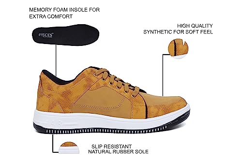 Image of PISCES Men's Mid Top Ankle Sneakers