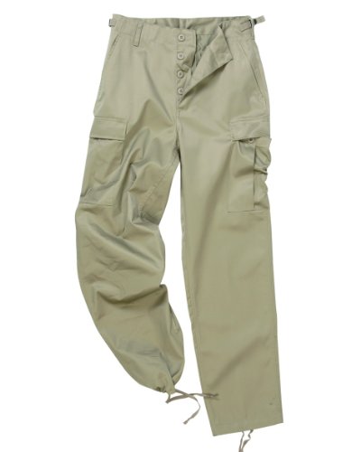 Mil-Tec US Ranger Hose Typ BDU • Herren Cargohose mit 6 geräumigen Taschen • Taktische Hose mit verstellbarem Kordelzug & Gürtelschlaufen • Robuste Feldhose für Outdoor, Arbeit & Freizeit • Khaki, XL Mil-Tec US Ranger Hose Typ BDU • Herren Cargohose mit 6 geräumigen Taschen • Taktische Hose mit verstellbarem Kordelzug & Gürtelschlaufen • Robuste Feldhose für Outdoor, Arbeit & Freizeit • Khaki, XL