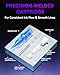 Neebol 50Pcs Tattoo Cartridge Needles Assorted Mixed Sizes - #12(3/5/7/9RL、5/7RS、7/9/15RM、15M1) - Professional Tattoo Needles Cartridges for Lining & Shading Disposable Membrane for Tattoo Pen