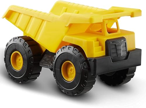 Image of Plastic Unbreakable Construction Big Size Dumper Building Engineering Friction Vehicle Truck Toy for Kids 3 + Years (Yellow) (Big Dumper)